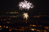 Feuerwerk auf der Leipziger Kleinmesse